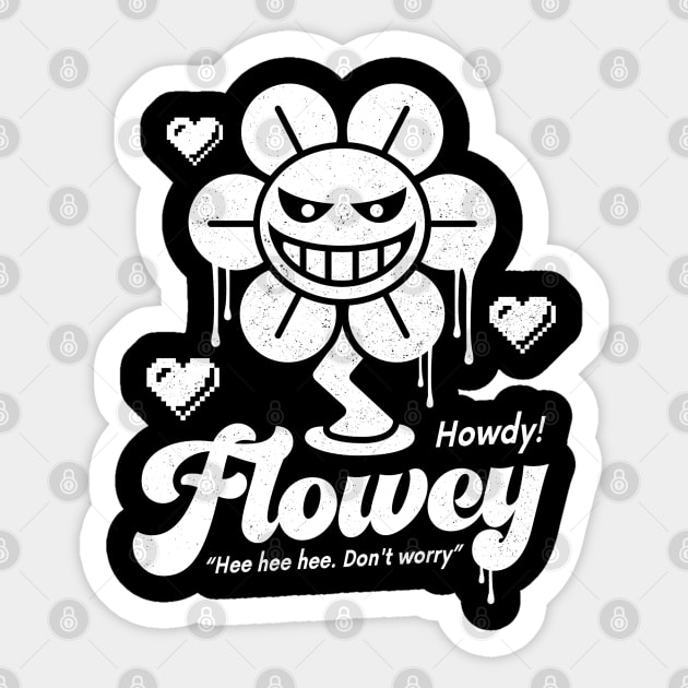 Howdy! Flowey Sticker by logozaste